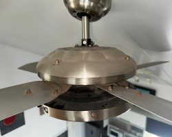 ungeputzter Ventilator, den wir so vorgefunden haben